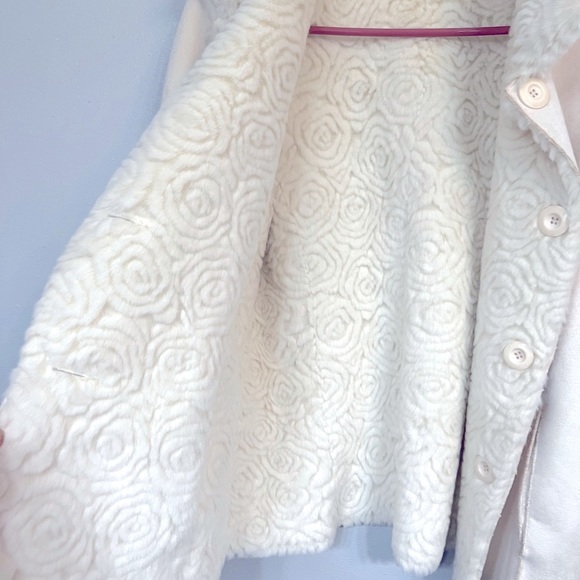 White Reversible Leather Jacket - Picture 3 of 5